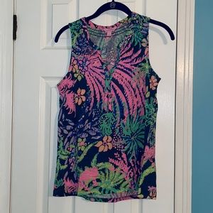 EUC Lilly Pulitzer Essie tank